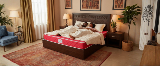 Royal Premium- Full Orthopedic-120 Density -Fully Quilted mattress 190 x 180 x 25cm [6ft x 6ft x 10"](Lagos Only) @HOG - Home Office Garden Online Marketplace