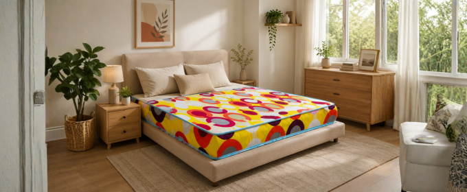 Royal Amarya-Poly Cotton Fabric - 15 Density Foam - Plain Mattress -190X120X15CM [75 x 48 x 6"] [6ft x 4ft x 6inches](Lagos Only) @HOG - Home Office Garden Online Marketplace