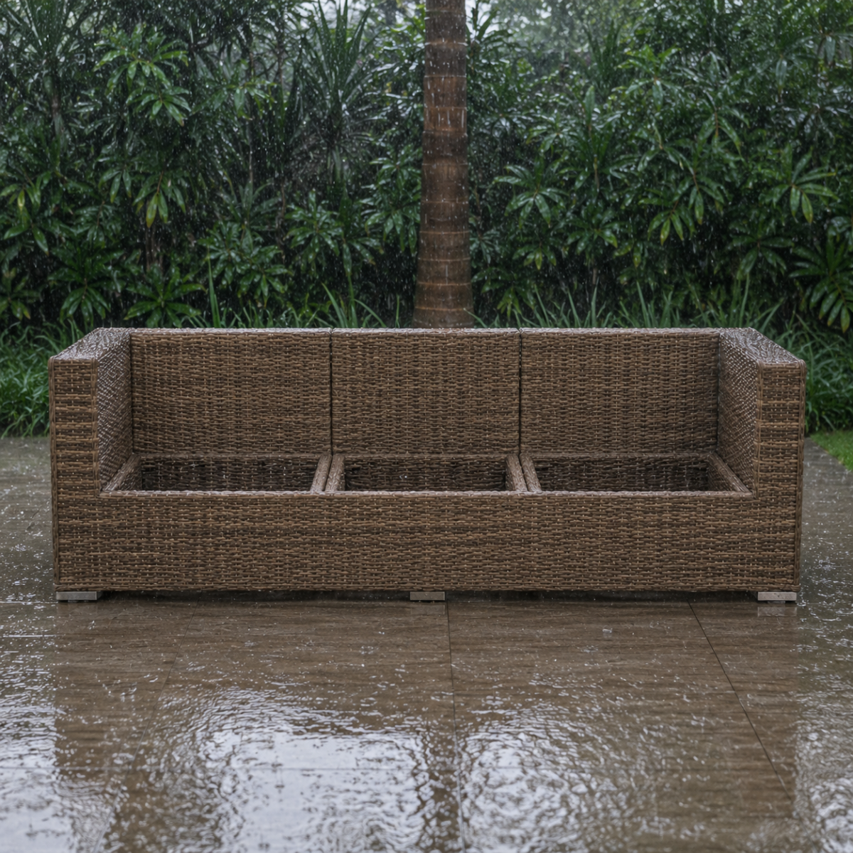 3 Seat Rattan Garden Sofa @HOG - Home, Office, Garden, Online Marketplace
