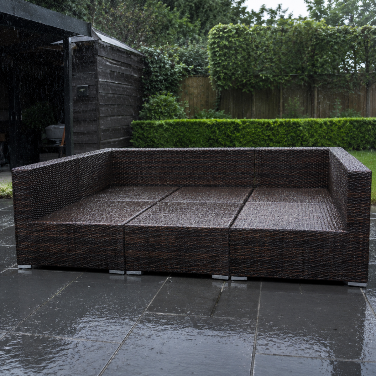 6 Piece Rattan Garden Daybed Sofa Set @HOG - Home, Office, Garden, Online Marketplace