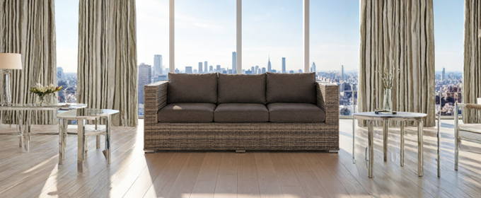 3 Seat Rattan Garden Sofa @HOG - Home, Office, Garden, Online Marketplace 