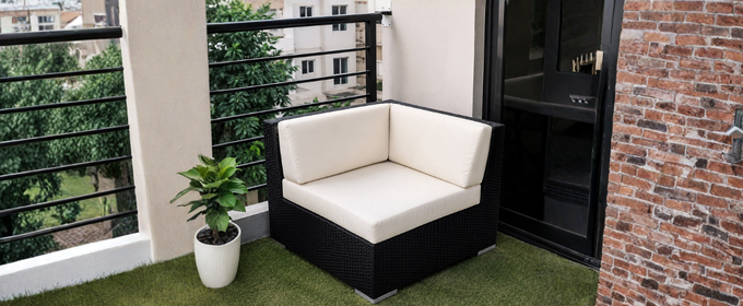 Outdoor Patio Rattan Furniture - Corner Chair @HOG - Home, Office, Garden, Online Marketplace