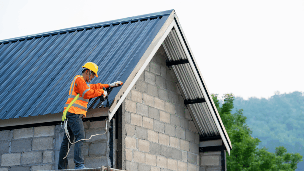 Checklist illustration for hiring a roofing professional with questions to ask before choosing a contractor