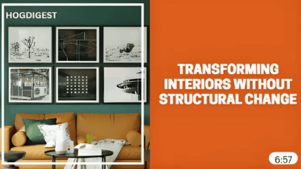 Home interior refreshed with simple improvement projects that enhance style without major renovation