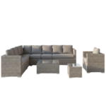 Grey Wicker Rattan Set 8 Seater @HOG - Home, Office, Garden, Online Marketplace