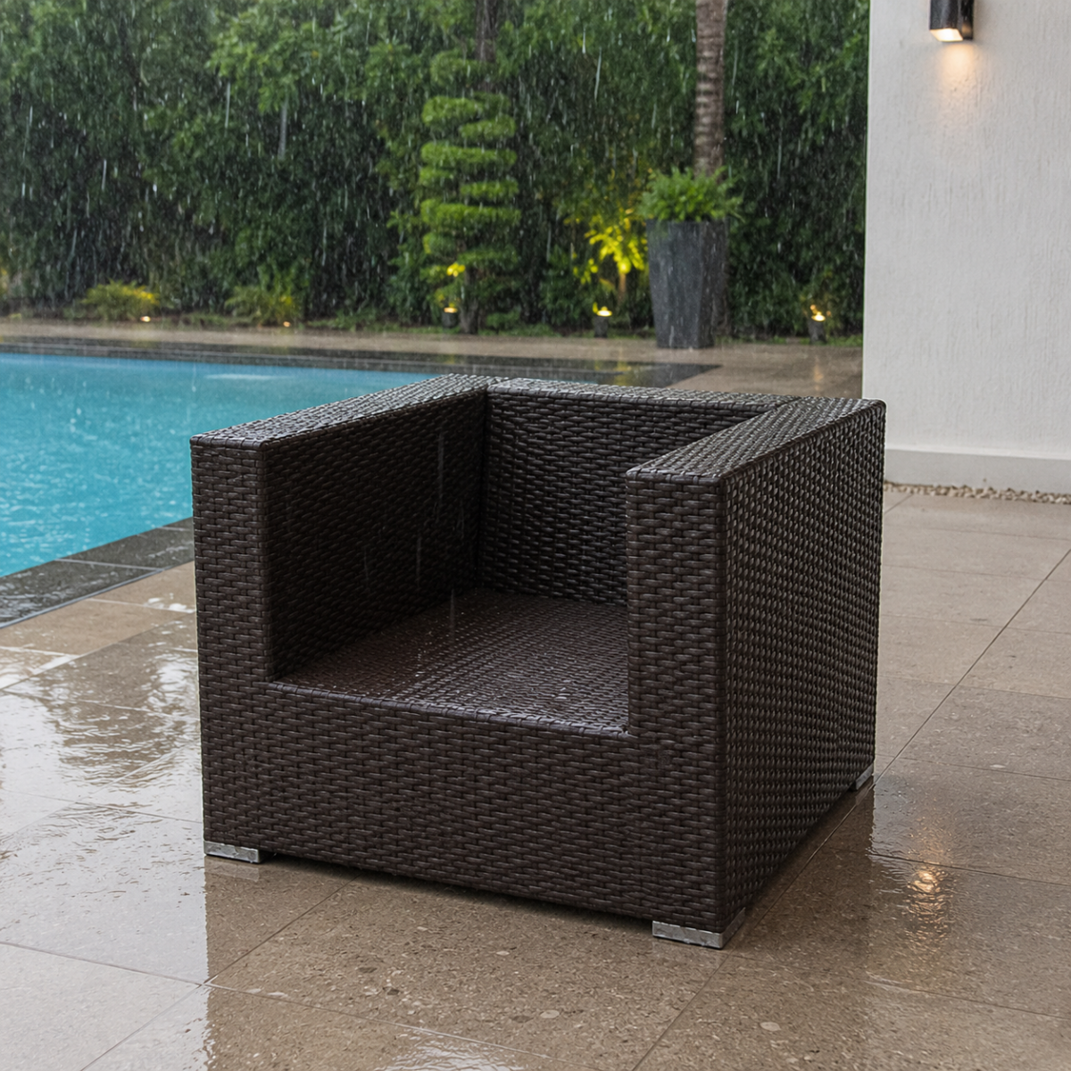 Brown Single Seater Rattan Sofa Set @HOG - Home, Office, Garden, Online Marketplace