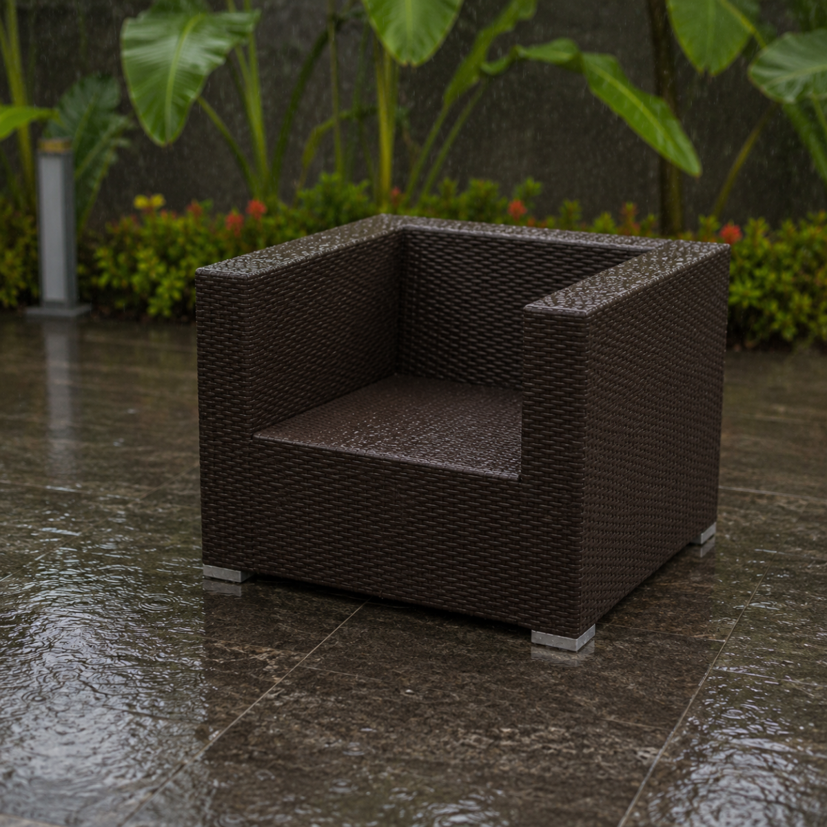 Brown Single Seater Rattan Sofa Set @HOG - Home, Office, Garden, Online Marketplace