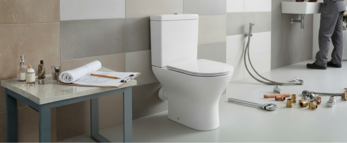 LOCKS & SWITCHES TG-NG50-P P-Trap Water Closet Complete with Bowl @HOG - Home, Office, Garden, Online Marketplace