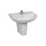 ECE Riga Washbasin 54cm with Half Pedestal @HOG - Home, Office, Garden, Online Marketplace