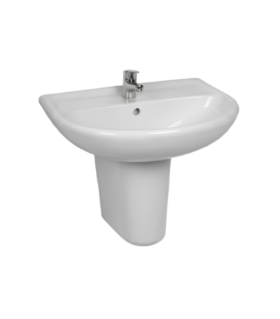 ECE Riga Washbasin 54cm with Half Pedestal @HOG - Home, Office, Garden, Online Marketplace