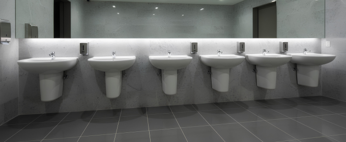 ECE Riga Washbasin 54cm with Half Pedestal @HOG - Home, Office, Garden, Online Marketplace
