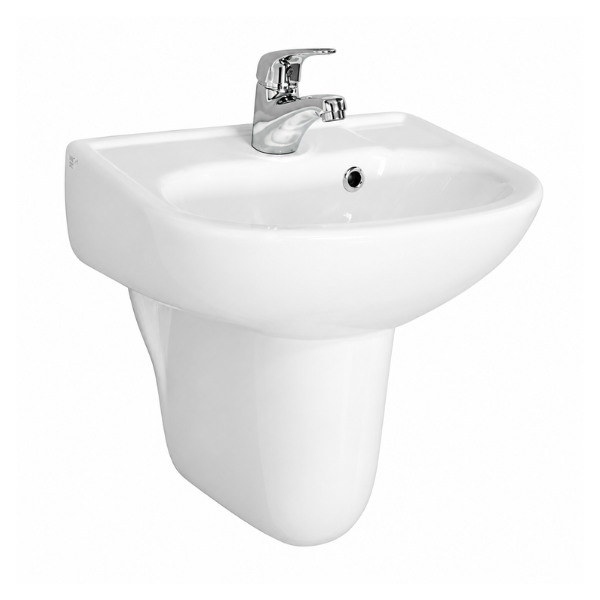 hog-furniture-ece-karizma-washbasin-59cm-with-half-pedestal ECE Karizma Washbasin 59cm with Half Pedestal @HOG - Home, Office, Garden, Online Marketplace
