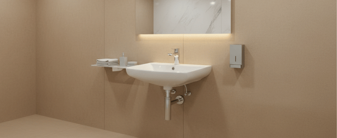 Isvea Purita Soft Washbasin 55cm @HOG - Home, Office, Garden, Online Marketplace