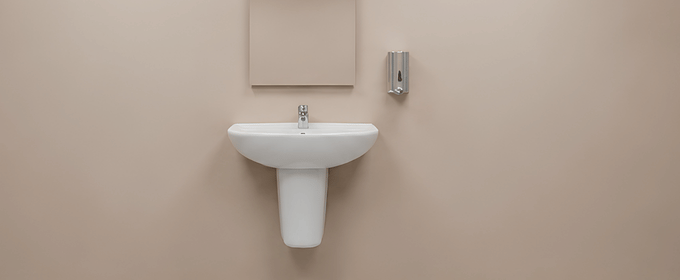 Pozzi-Ginori Ydra Washbasin 63cm + Semi-Pedestal @HOG - Home, Office, Garden, Online Marketplace