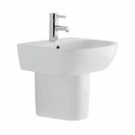 Pozzi-Ginori Fantasia 2 Washbasin 55cm + Half Pedestal @HOG - Home, Office, Garden, Online Marketplace