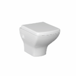 Isvea Soluzione XI Wall-Hung Water Closet with Duraplast Soft Close Seat Cover with Fixing kits (Compactible with concealed cistern) @HOG - Home, Office, Garden, Online Marketplace