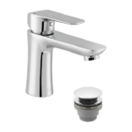 Vala Maracay Basin Mixer with Click Clack Pop-Up-Waste @HOG - Home, Office, Garden, Online Marketplace