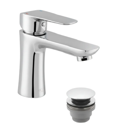 Vala Maracay Basin Mixer with Click Clack Pop-Up-Waste @HOG - Home, Office, Garden, Online Marketplace